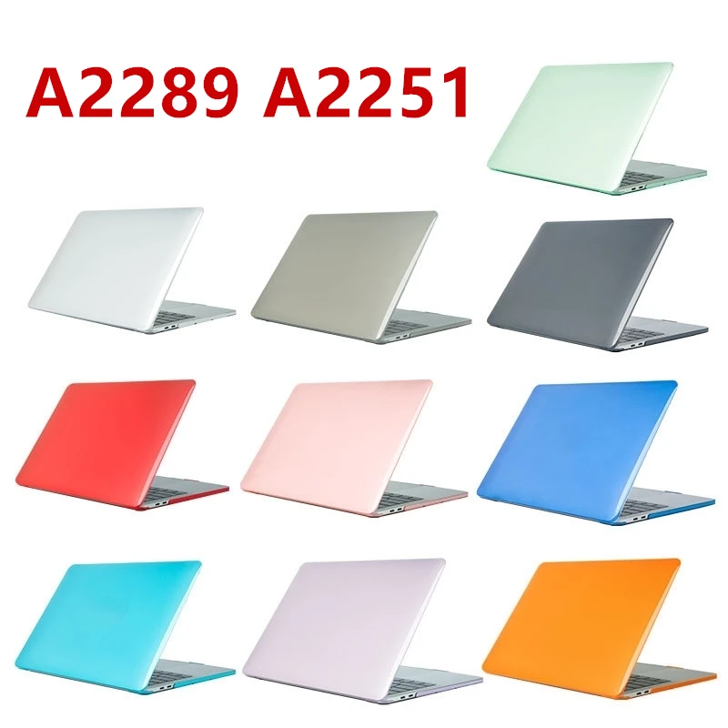 

For Macbook Pro 13 Case A2251 A2289 Clear Transparent Matte Hard Laptop Cover for Macbook Pro 13 inch A2251 2020 with Touch bar