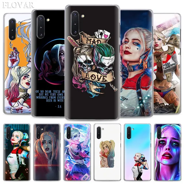 US $1.86 Harley Quinn Suicide Squad Phone Case for Samsung Galaxy Note 10 Plus Note 8 9 S10 S9 Plus S10e A30