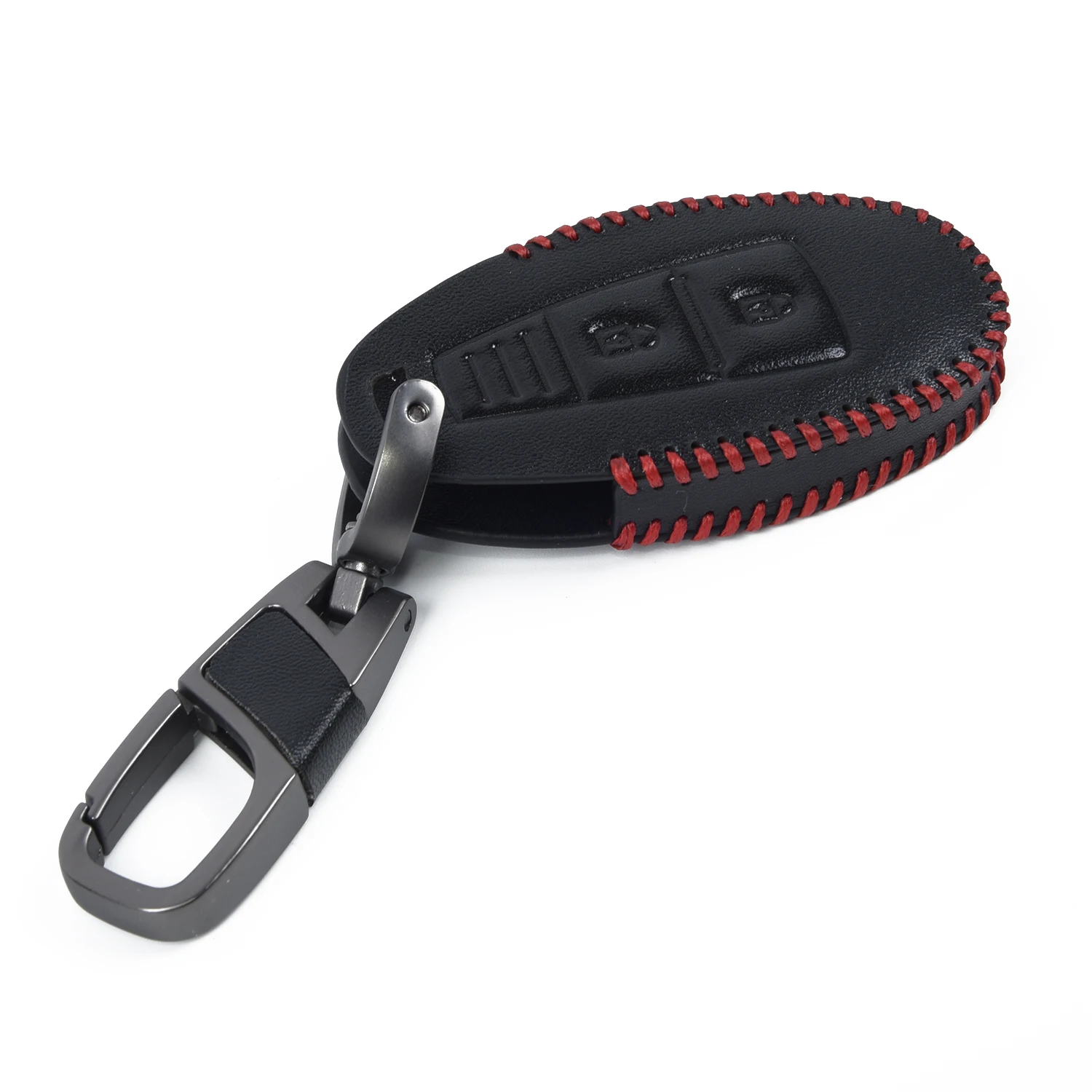 

3 Button Car Leather Key Remote Control Fob Case For Suzuki Vitara Ignis Swift