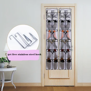 

12 Pockets Hanging Storage Bag Shoes Sock Underwear Sundries Storage Holder Organizers Bag with Hooks Bedroom Wardrobe