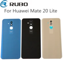 Задняя крышка для huawei mate 20 Lite, стеклянный корпус, дверной чехол с объективом камеры для huawei mate 20 Lite, задняя крышка, стекло