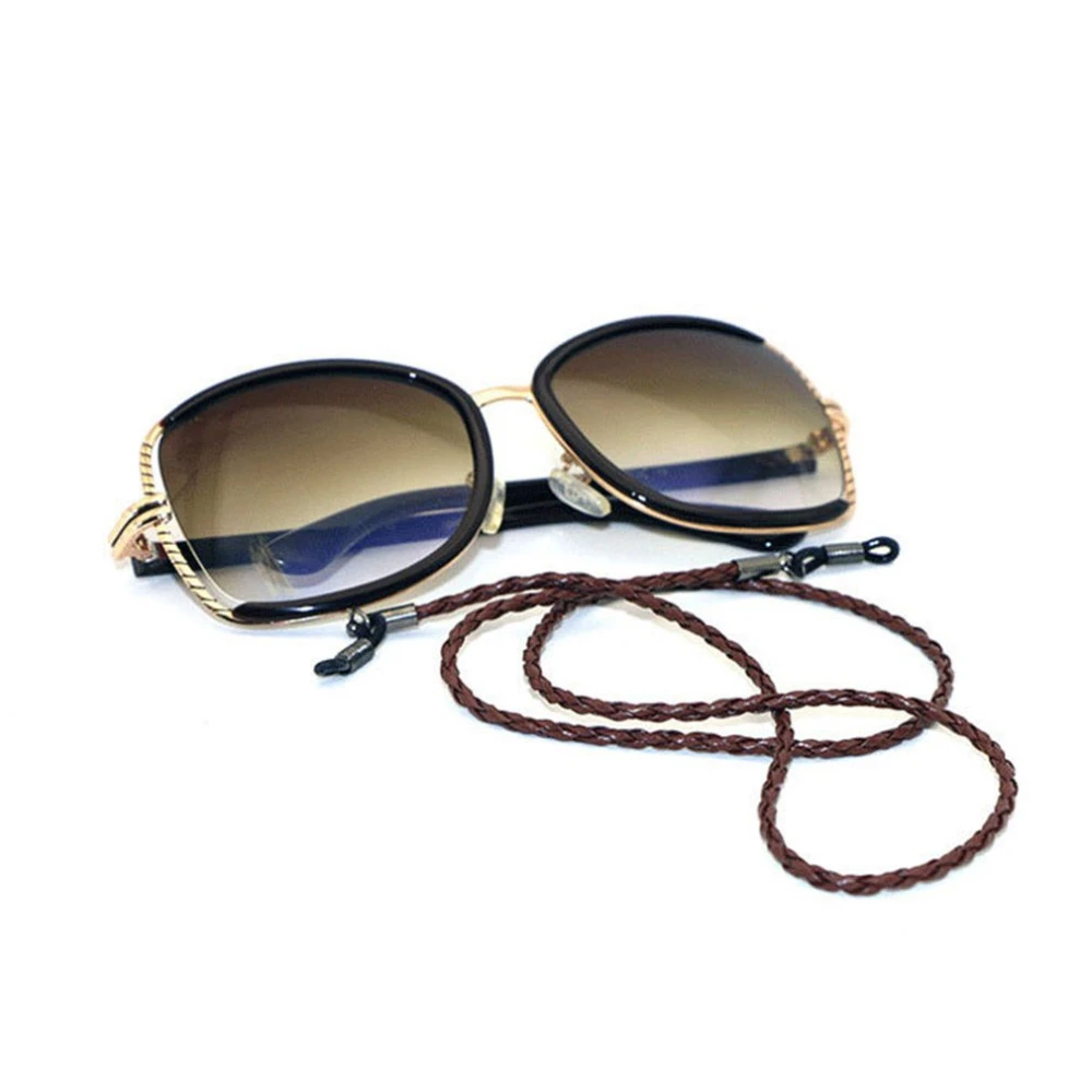 Angusshop Fashion Leather String Rope Adjustable End Glasses Neck Strap Exquisite Eyeglass Cord Universal Eyeglass Accessories