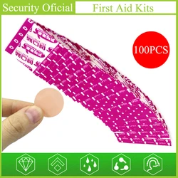 Bandages adhésifs Super petits ronds, aide à l'hémostase, soins de la peau, autocollants stériles, Patch de plâtre, premiers soins pour enfants, 100 pièces 