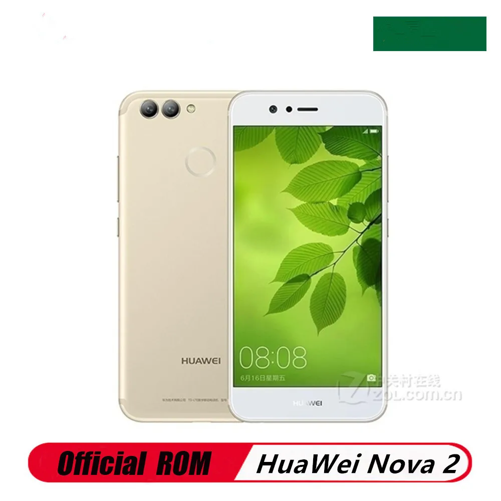Оригинальный HuaWei Nova 2 4G LTE мобильный телефон 20 Мп + 12 8 сканер отпечатка пальца Kirin 659