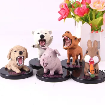 

Polar Bear Dog Pig Rabbit Camel TAKARA TOMY 3rd Anime Cartoon Figurine Animal Action Figure Collection Model Toy 5pcs/set