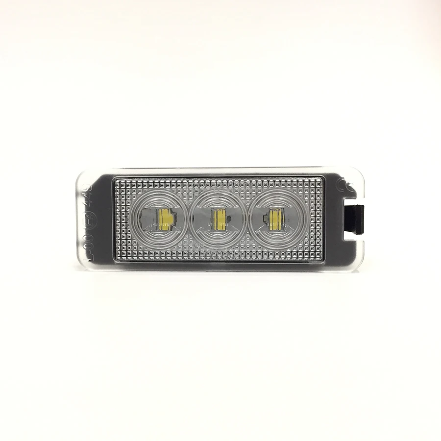 Для SKODA Superb B6 седан 2009- 3-SMD светодиодный номерной знак свет лампы в сборе CANBUS Ошибка бесплатно