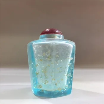 

Chinese old beijing Glass handmade snuff bottle