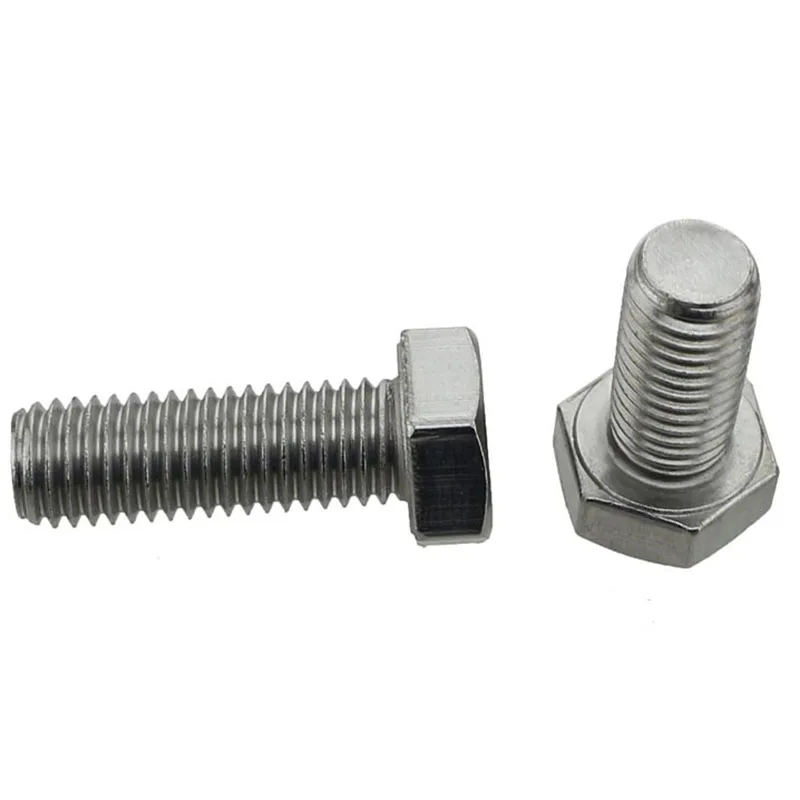 Outer Hex Head Screws 304 Stainless Steel Reverse Thread Left-handed Bolt M4-M12