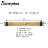 Exceepand Fishing Rod Handle Composite Cork Grip DIY Building Repair Ultra Light Soft Kits Easy Install Portable Spinning Rods ► Photo 2/6