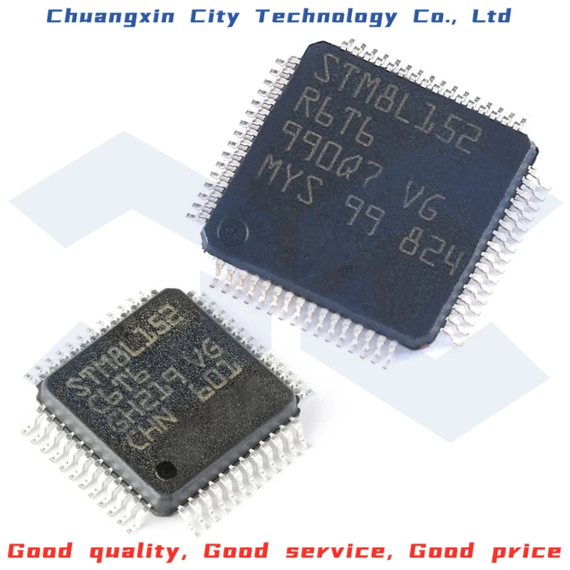 100% новый и оригинальный STM8L152C6T6 STM8L152R6T6 LQFP-48/64 8-битный микроконтроллер MCU IC |