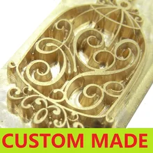 Изготовленный На Заказ мыльный штамп с логотипом компании латунный штамп ручной работы медный материал бесплатный дизайн для скрапбукинга