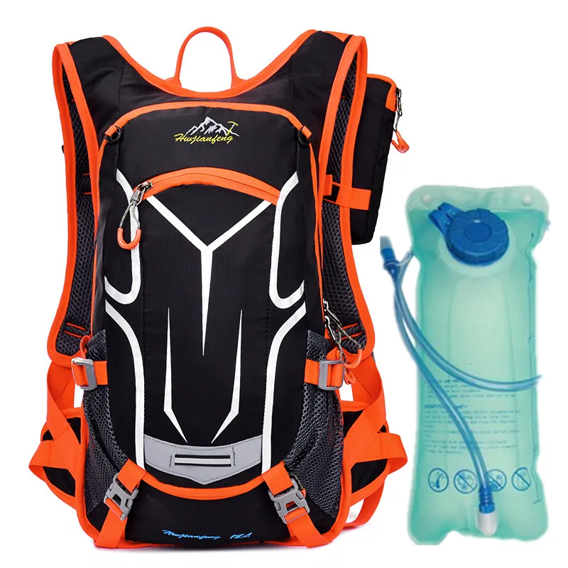 With 2L water bag 18L велосипедные сумки для бега, нейлоновый водонепроницаемый рюкзак, сумка для велосипеда, сумка для спорта на открытом воздухе, Рюкзак Для Езды, гидратация, сумка для воды - Цвет: With 2L water bag