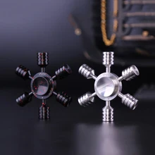 7 дышит немой Гладкий Спиннер Изысканный съемный сплав ручной Спиннер 6 рука вращающийся снятие стресса игрушки для детей