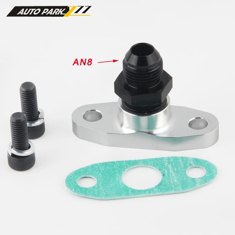1/2 NPT мама Алюминий слива масла турбо-фланец T3 T4 T04 GT40 GT55 1/2NPT для 8AN клеш свободного кроя