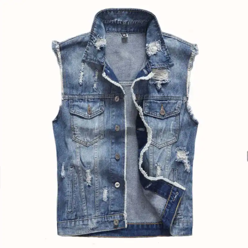 denim vest back