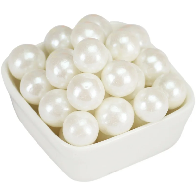 Edible White Beads Pearl Sugar Ball  Artificial Flower Decoration Cake -  White Ball - Aliexpress