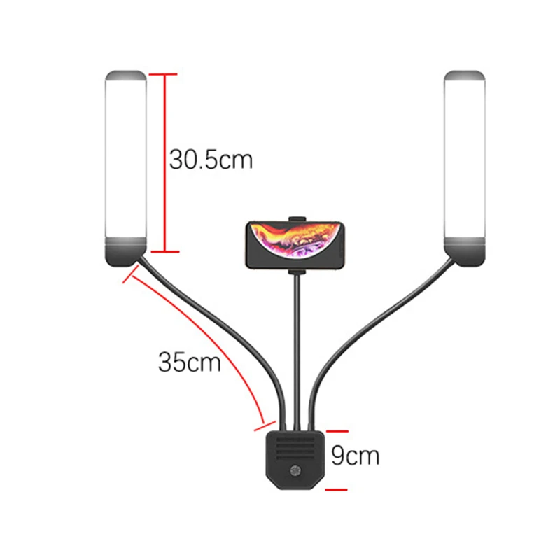 

Photography Studio Makeup LED Fill Light Dimmable Video Beauty Light Device ING-SHIPPING