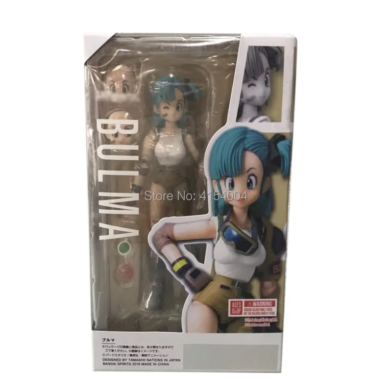 Аниме Dragon ball Z SHF Figuarts Bulma ПВХ фигурка модель DIY игрушка