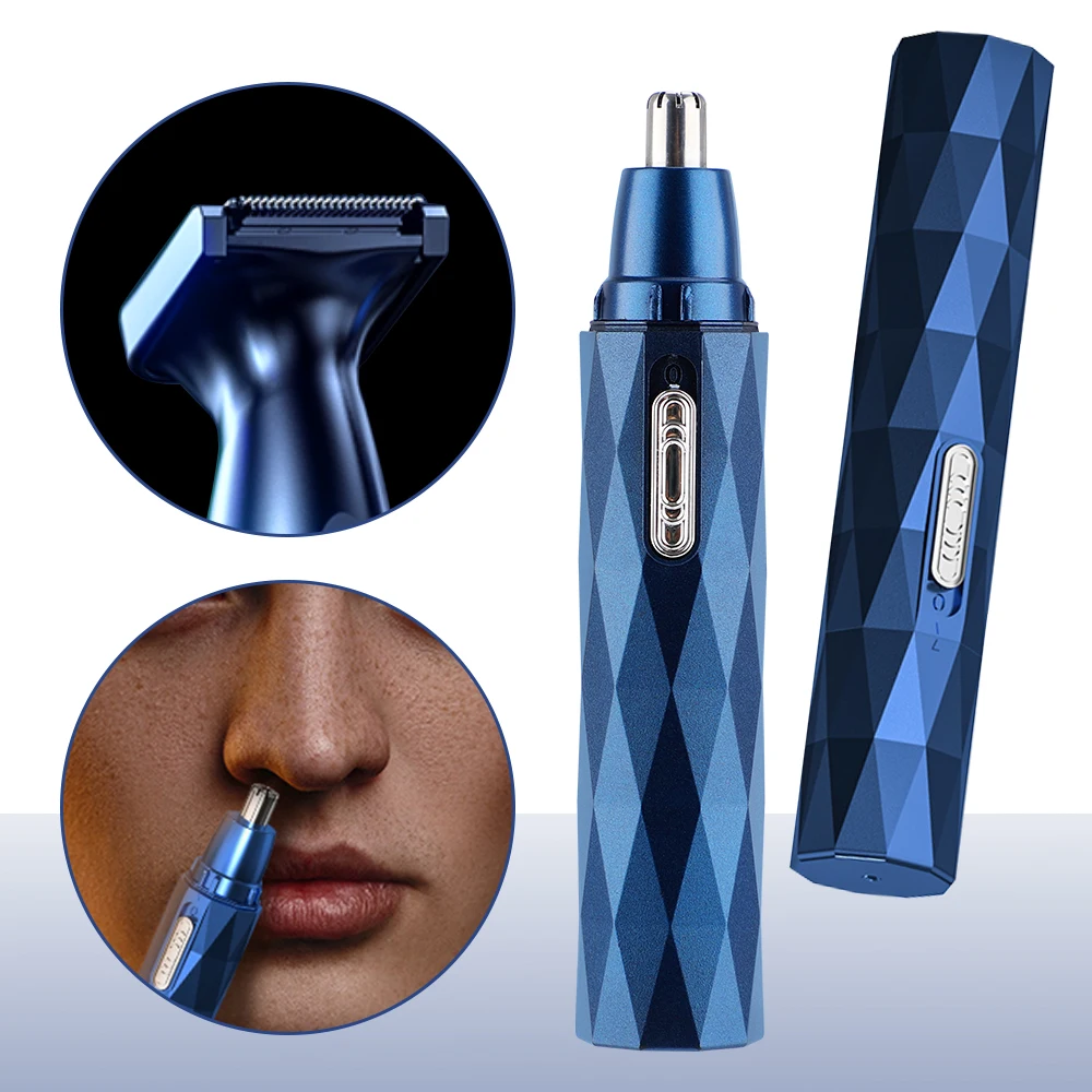 Electric Nose Hair Trimmer for Men Ear For Shaver Waterproof Safe Cleaner Tool Razor Men‘s nose epilator | Красота и здоровье