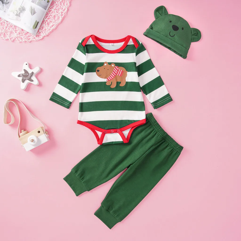 

Clothing For Baby Cartoon Long Sleeve Bodysuit Newborn Baby Boy Clothes Solid Pants Hat New Born Baby Boy Clothes Bebek Giyim