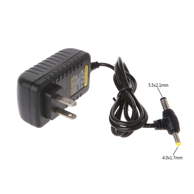 12V 2A AC 100-240V адаптер конвертер DC 5,5*2,1 мм+ 4,0*1,7 мм кабель питания