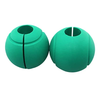 

2pcs Multipurpose Anti Slip Silicone Dumbbell Adapter Handles Round Weight Lifting Barbell Grip Balls Thickened Pull Up Bar Gym