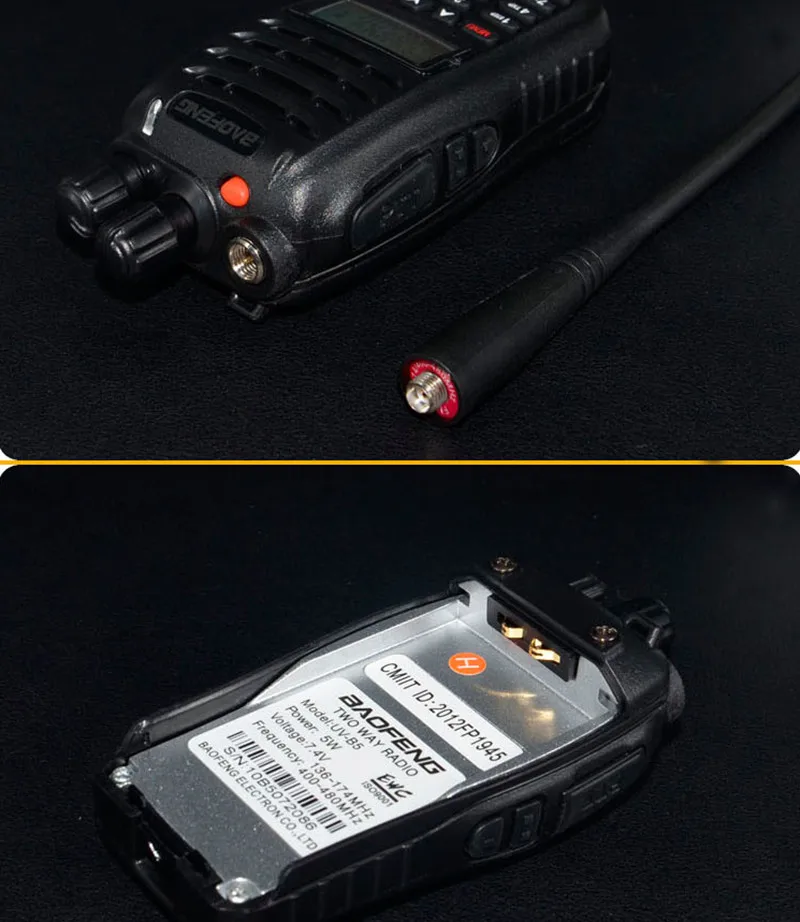 Baofeng UV рация английская версия UVB5 двухсегментный UV 136-174 400-470 МГц радио