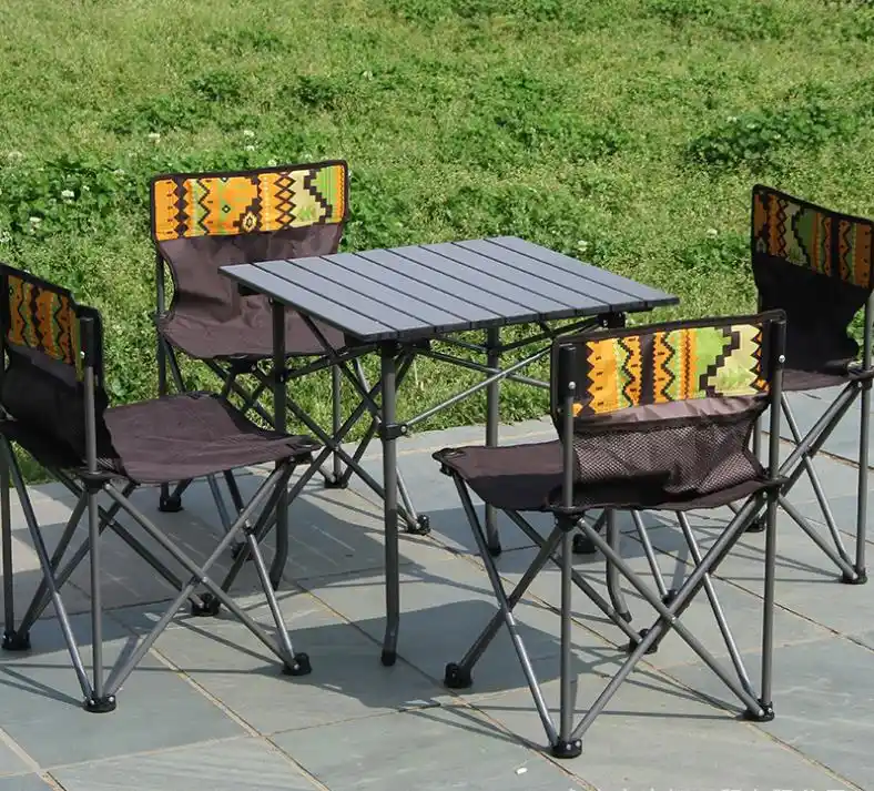 Outdoor Folding Camping Table Chair Set Aluminium Alloy Picnic Table Ultra Light Durable Raskladnoj Stol Folding Table Chair Aliexpress