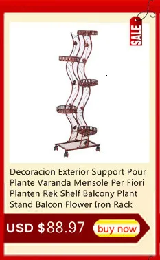 Salincagi поддержка Pour Plante украшения Exterieur Открытый Декор Mensole Per Fiori цветок стенд Железный Balkon Balcon завод полка