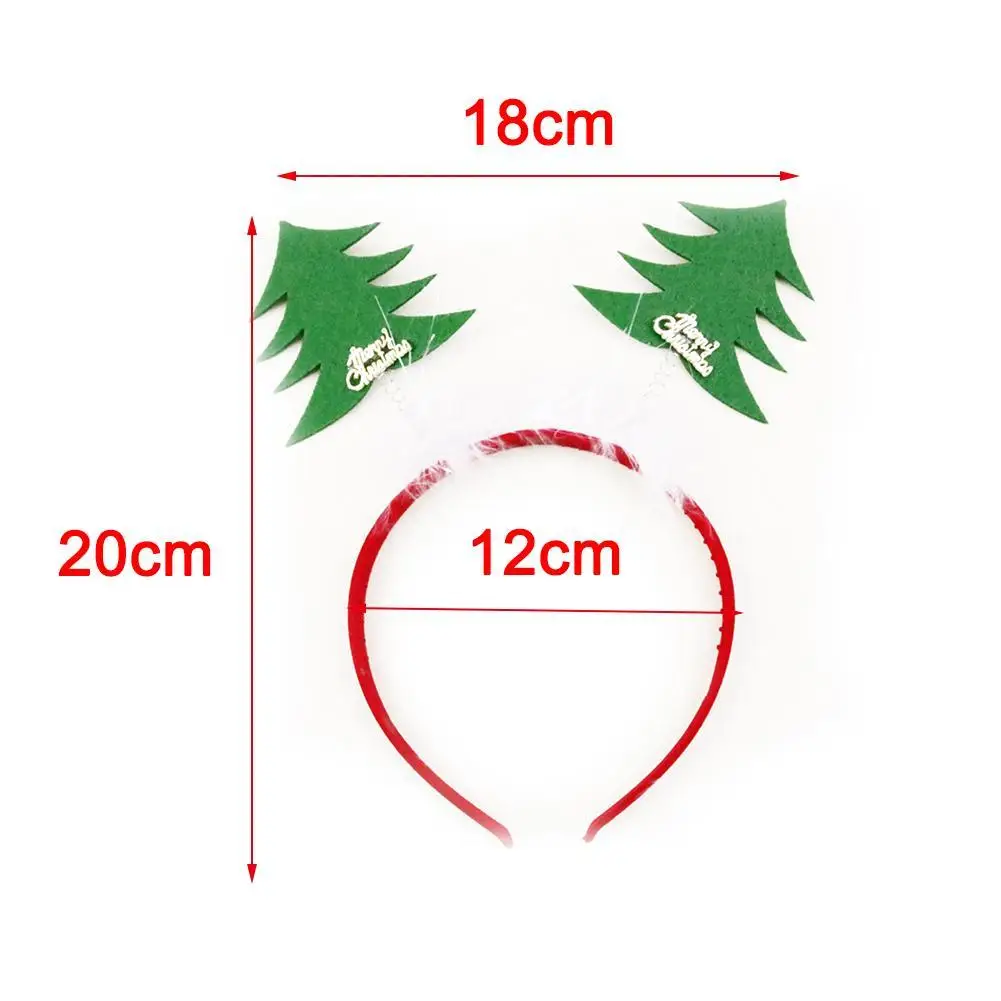 Новейшее поступление, модная Рождественская елка, олень, обруч на голову с рогами, Санта, Рождественская повязка на голову, обруч на голову, головной убор
