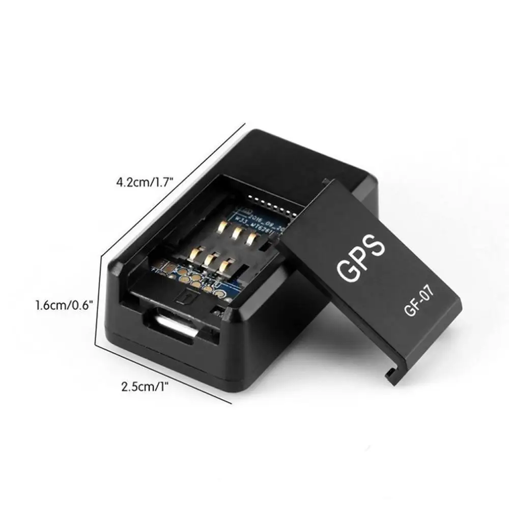 Мини Gf-07 Автомобильный Gps трекер в режиме реального времени Sos Gsm/Gprs устройство слежения анти-потеря Мини Магнитный Gps трекер