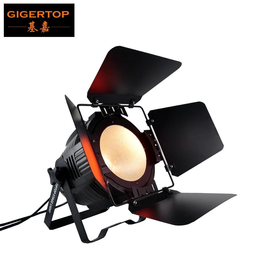 

Freeshipping LED Studio Par COB 200W Super Bright Led Light Par 200W COB Par Can Led Stage Light Barndoor WhIite Color