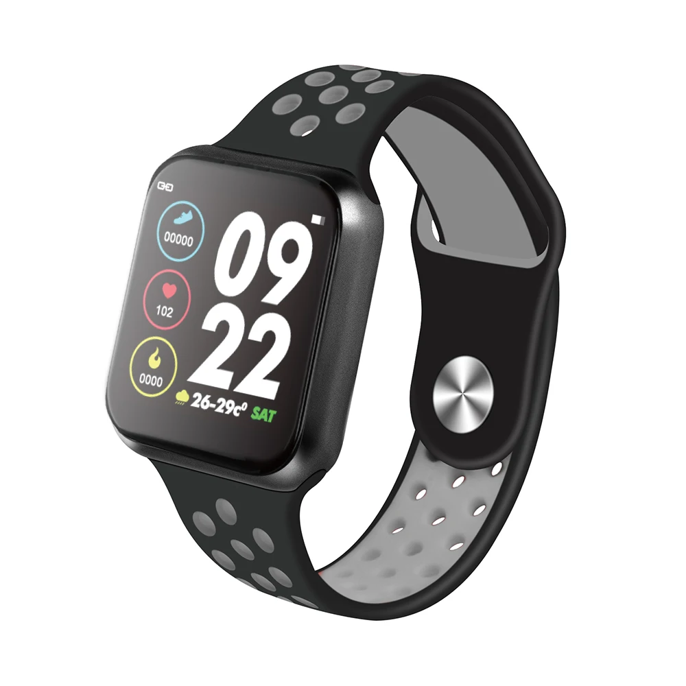  F9 Sport Smart Watch IP67 Waterproof Bluetooth V4.0 Heart rate Blood pressure Smartwatch Support IO - 4000121159062