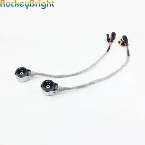 Image 1 - Rockeybright 10x HID xenon ligt bulb cable connector D2S D2R D2C hid ballast AMP wire harness relay cable adapters holder socket