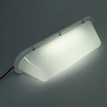 

12V Waterproof White Taxi Cab Roof Top Illuminated Sign Car Indicator Light with Power Cable and Cigarette Lighter