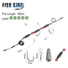 FISH KING 1PC Fishing Artificial Lure Bait Cage Feeder Carp Fishing With Lead Sinker Swivel with Line Hooks For Fishing Tackle ► Photo 2/6