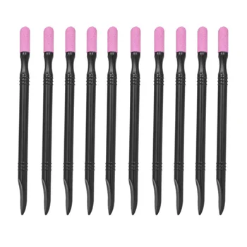 

10Pcs Nail Art Cuticle Grinding Pen Manicure Stick Dead Skin Remover Tool Nail Care Polishing Tool