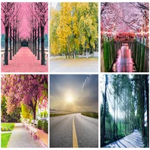 

SHENGYONGBAO Natural Scenery Photography Background Spring Landscape Travel Photo Backdrops Studio Props 2021115CA-01