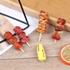 1pc Mini Pretend Play Food Toy Simulation BBQ Miniature For Doll House Kitchen Decoration Crafts Toys For Children 4