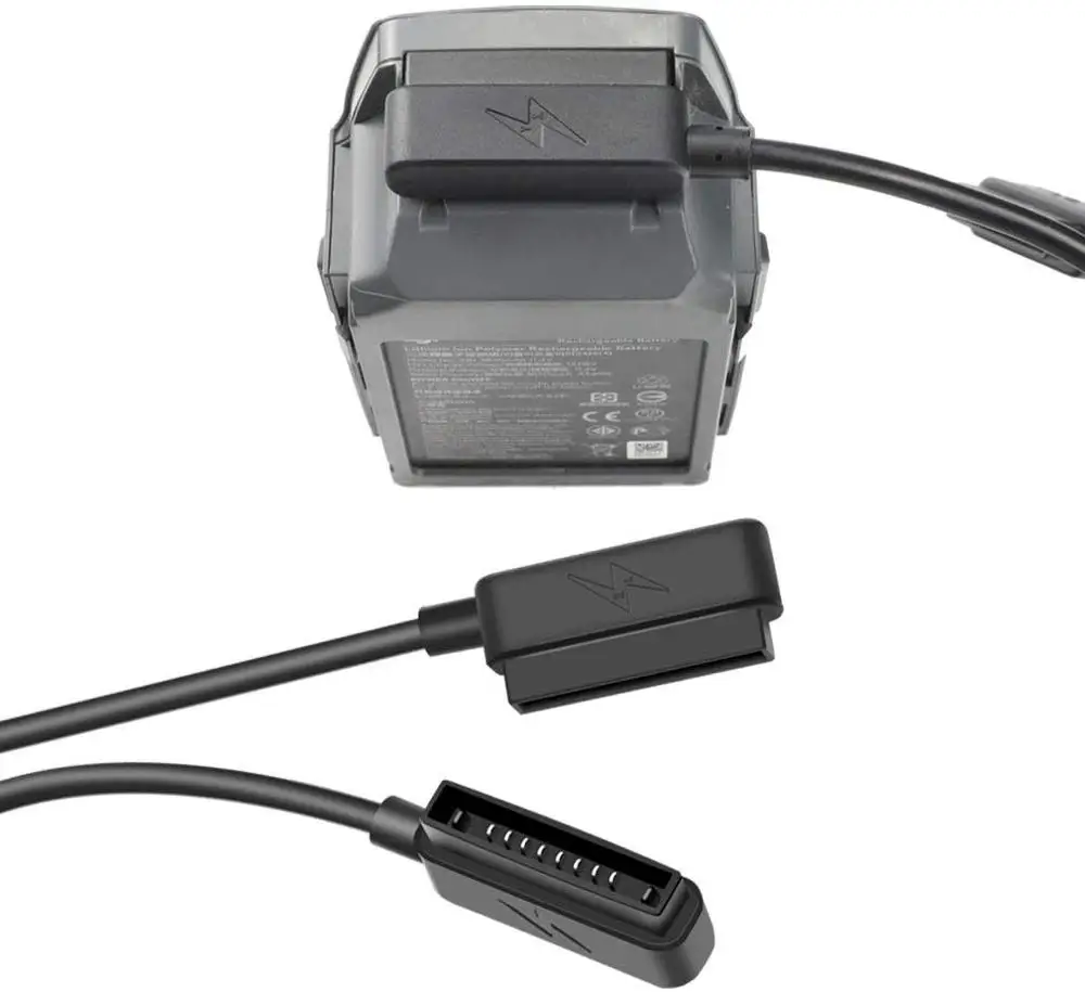 3 в 1 Автомобильное зарядное устройство для DJI Mavic Pro& Platinum& Alpine белый аккумулятор и пульт дистанционного управления, тройной выход(USB+ 2 x батареи