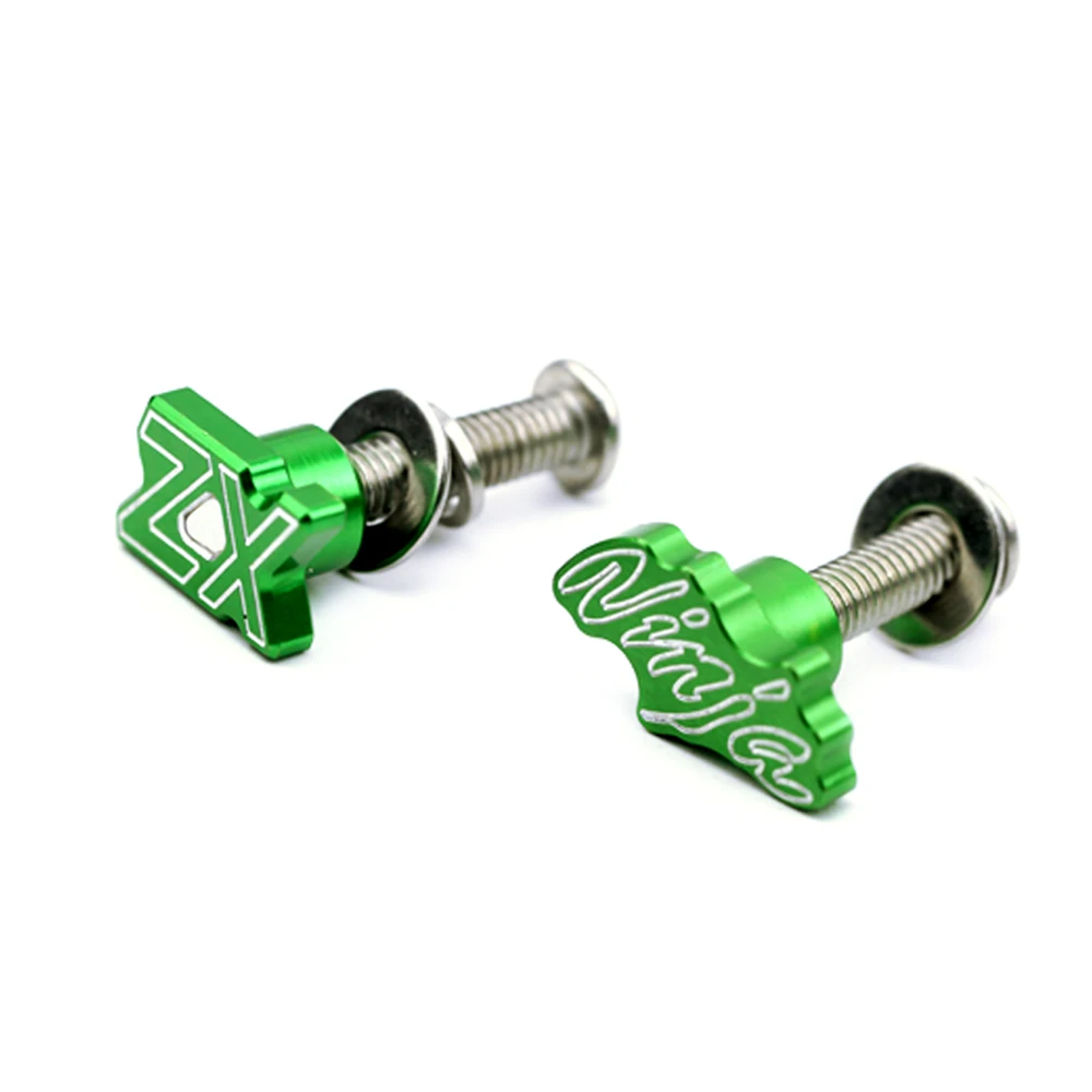 Номерной знак Винты для KAWASAKI ZX6R ZX7R ZX9R ZX10R ZX14R NINJA ZX аксессуары для мотоциклов заднее крыло Eliminator болт 6 мм