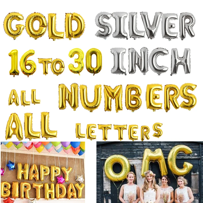 Детский воздушный шар украшение для дня рождения золотые свадебные воздушные