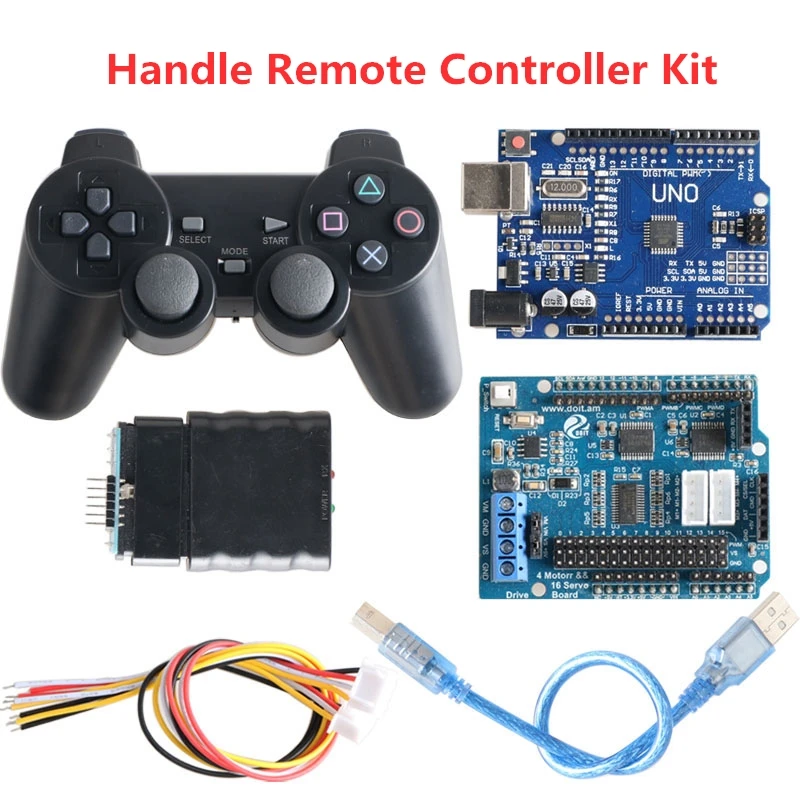 Комплект управления с Wi Fi/PS2 Hnadle TS400 4WD комплект шасси робота Бака плата UNO +