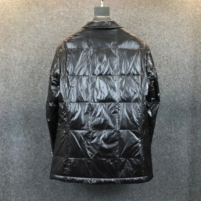 Luxury Winter Brand Lightweight Down Padded Jacket Slim Fit Single Breasted Blazer Coat Business Man Warm Parkas Suit Jackets Luxury Winter Brand Lightweight Down Padded Jacket Slim Fit Single Breasted Blazer Coat Business Man Warm Parkas Suit Jackets