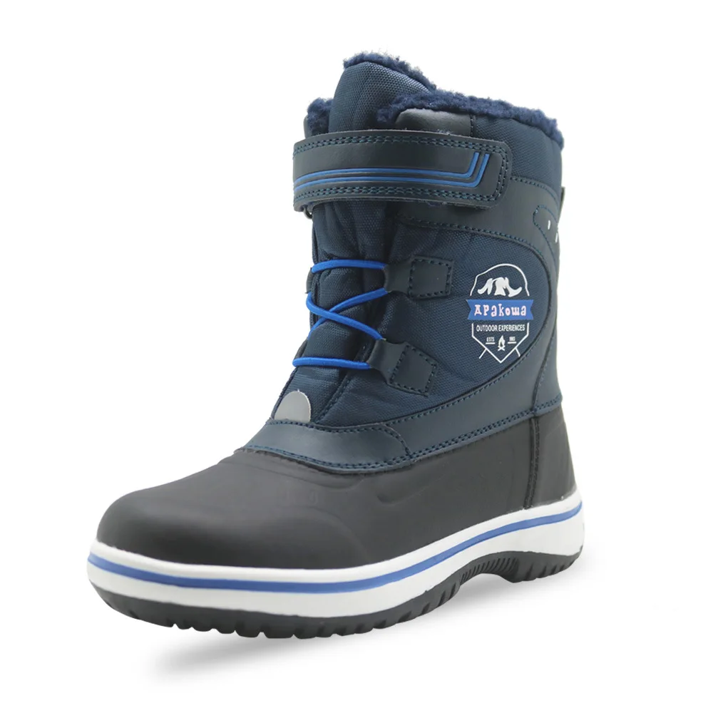 

Boys Shoes Boots Kids Winter Boots Children Winter Shoes Warm Plush Baby Boot Waterproof Kids Snow Boots