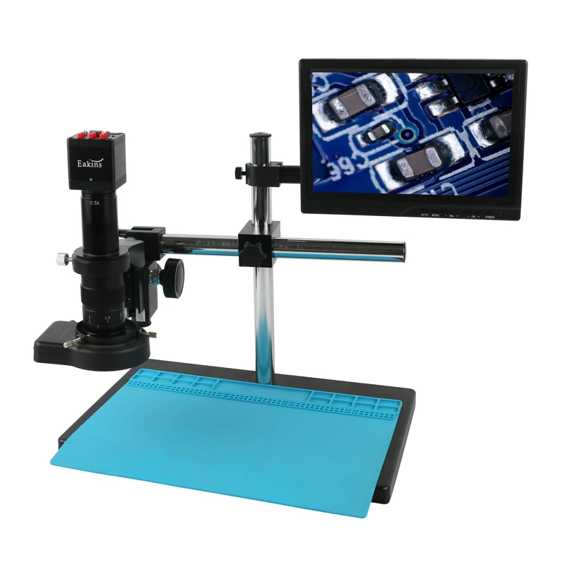 1080P Freely Adjustable Stand SONY IMX307 VGA HDMI Industry Video Microscope Camera 180X 300X C Mou
