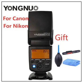 

YONGNUO YN568EX III YN-568EX III TTL Wireless HSS Flash Speedlite for Canon Nikon DSLR Camera Compatible YN600EX-RT II YN568EXII