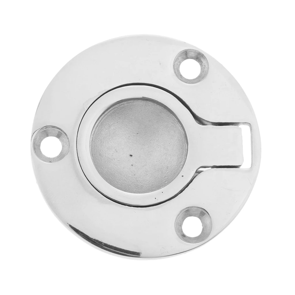 Boat Marine Yacht Universal 316 Stainless Steel Flush Lift Ring / Hatch Pull Handle 50mm 2''