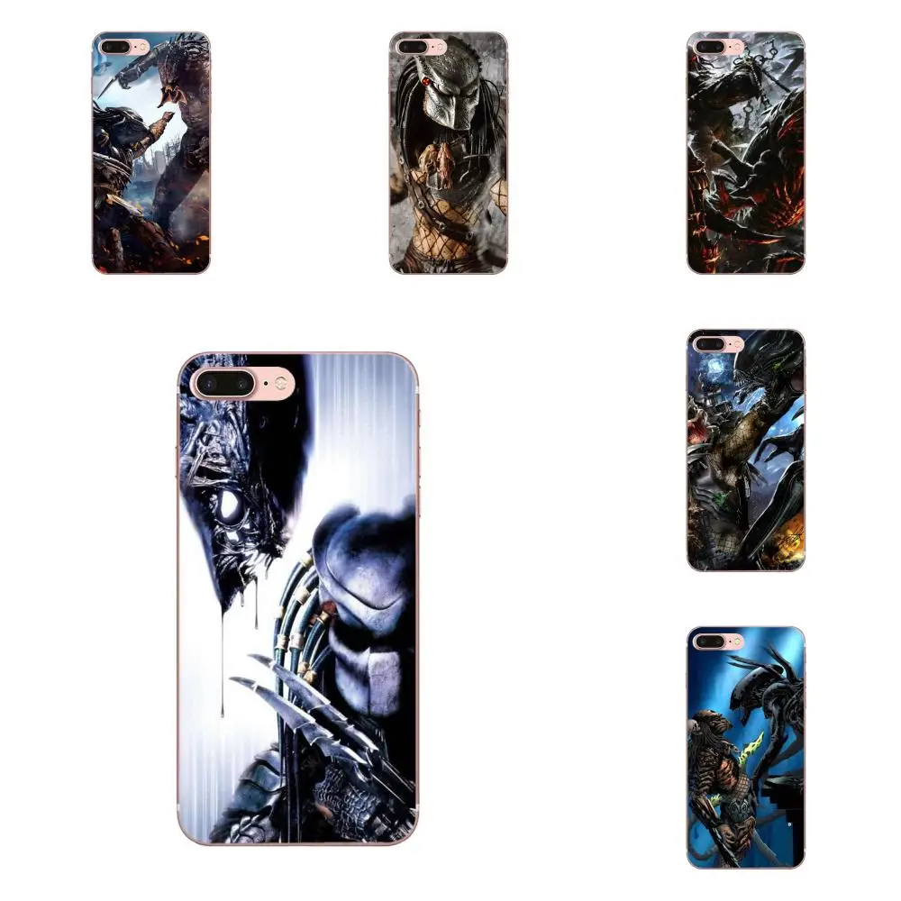 Чехлы Alien Vs Predator из мягкого ТПУ для Samsung Galaxy J1 J3 J4 J5 J6 J7 A10 A20 A20E A3 A40 A5 A50 A7 2016 2017 2018 |