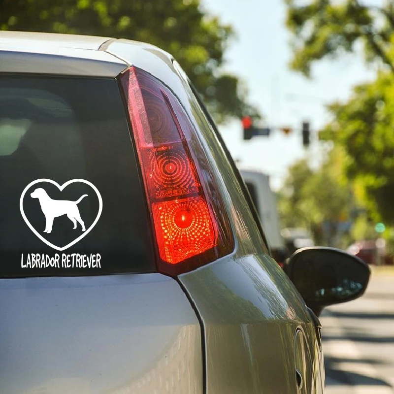 WILL BE STICKER LABRADOR RETRIEVER Dog Interesting Car Sticker High Quality Decoration Vinyl Graphic Stickers 15CM | Автомобили и